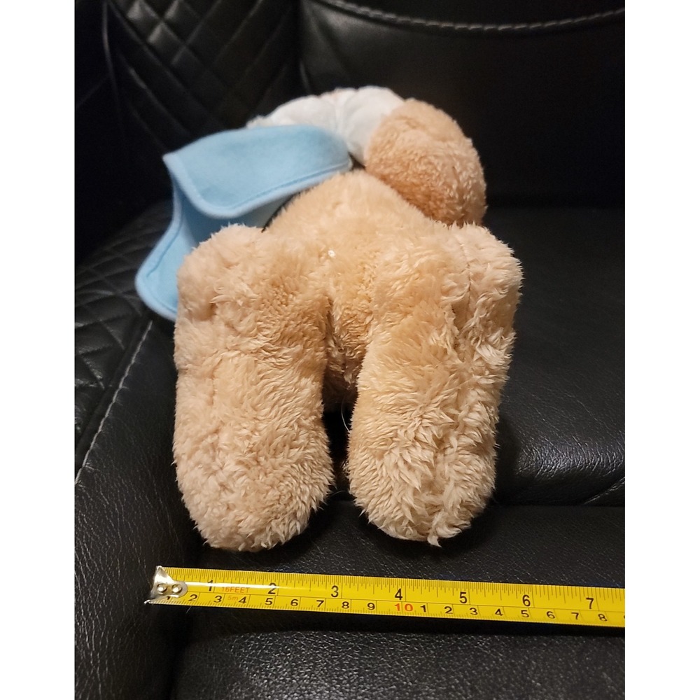 Goffa International Kneeling Praying Teddy Bear Plush w/Blue Blanket No Talking - Picture 10 of 10